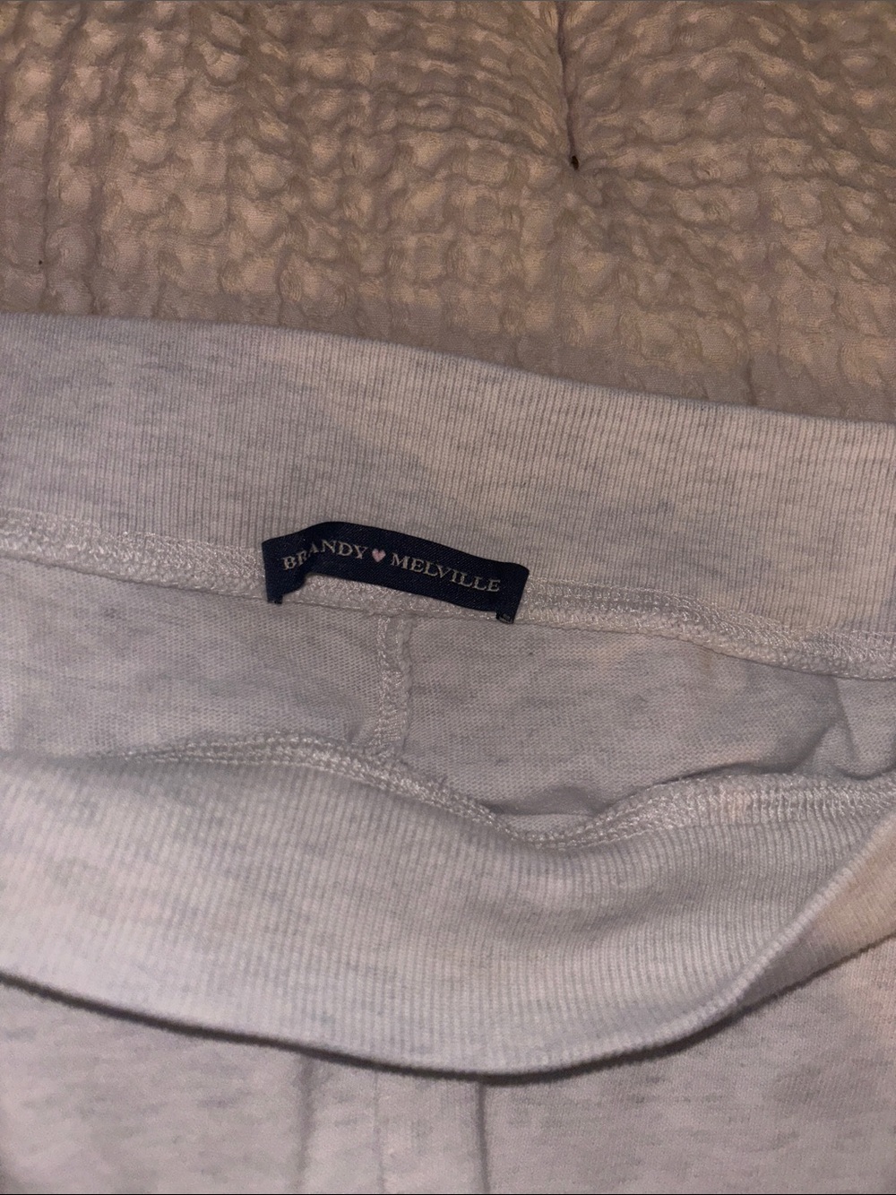 Brandy Melville light Heather Baggy Sweatpants - Picture 2 of 4